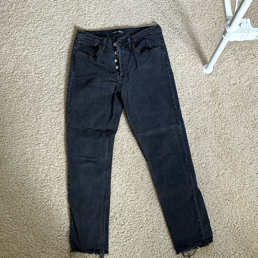 Denim forum yoko high rise slim jeans